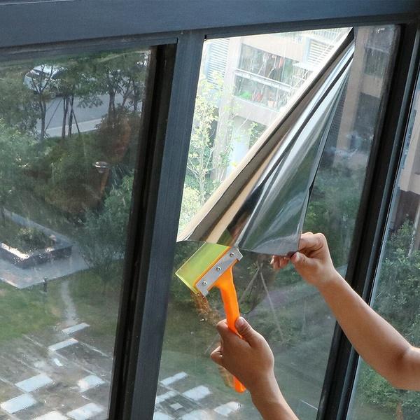 Fényvisszaverő fólia ablakokra UV védelemmel - Tükörhatás, hőmérséklet-csökkentés és energiatakarékosság
