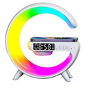 3 az 1-ben vezeték nélküli töltőállomás RGB lámpával és bluetooth hangszóróval, alkalmazásvezérlés