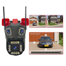 12MP Ultra HD WiFi megfigyelő kamera - Kültéri/Beltéri PTZ-vel, 5X zoommal, éjjellátóval és beépített szirénával