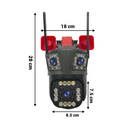 12MP Ultra HD WiFi megfigyelő kamera - Kültéri/Beltéri PTZ-vel, 5X zoommal, éjjellátóval és beépített szirénával