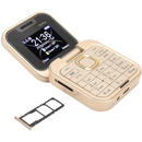 i16Pro Mini Flip Telefon - Dual SIM, HD Kijelző, Bluetooth, FM Rádió - Kompakt és Ellenálló Design