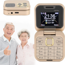 i16Pro Mini Flip Telefon - Dual SIM, HD Kijelző, Bluetooth, FM Rádió - Kompakt és Ellenálló Design