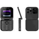 i16Pro Mini Flip Telefon - Dual SIM, HD Kijelző, Bluetooth, FM Rádió - Kompakt és Ellenálló Design