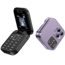 i16Pro Mini Flip Telefon - Dual SIM, HD Kijelző, Bluetooth, FM Rádió - Kompakt és Ellenálló Design