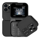i16Pro Mini Flip Telefon - Dual SIM, HD Kijelző, Bluetooth, FM Rádió - Kompakt és Ellenálló Design