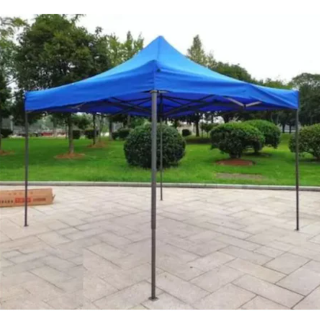 3x3m Összecsukható Pavilon Fémvázzal - Tartós Kék Kerti Sátor