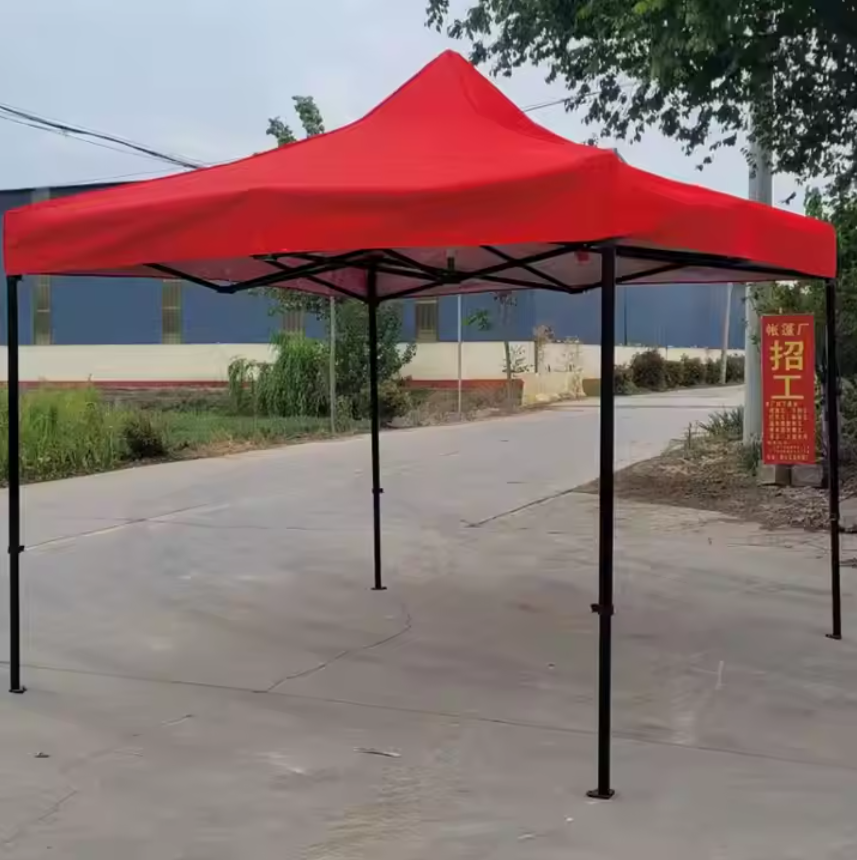 PREMIUM ultra-ellenálló, összecsukható 3x3 m kerti sátor / pavilon, fém szerkezet