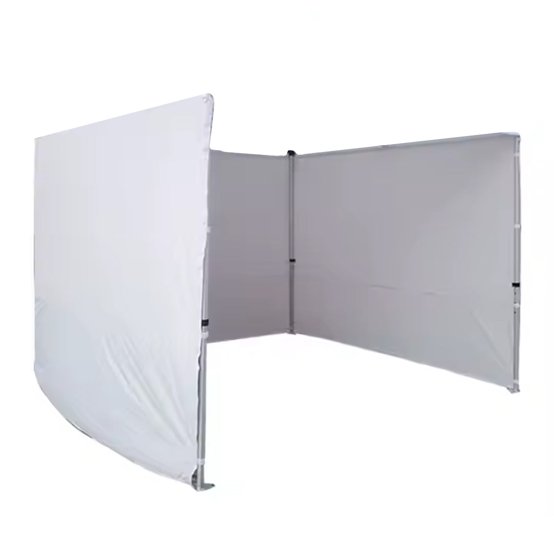 Pavilon/sátor oldalsó ponyva 9m x 192cm - Vízálló védelem fehér színben