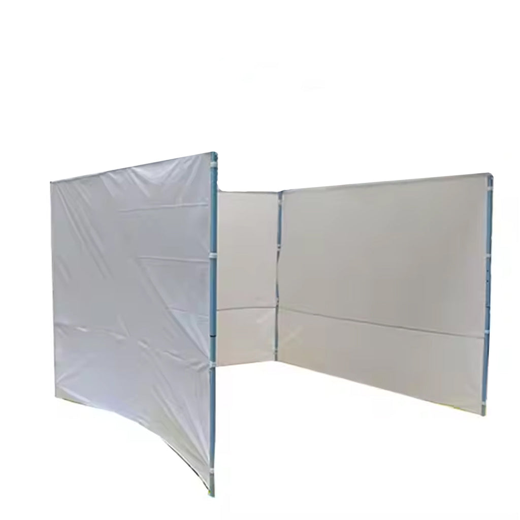 Pavilon/sátor oldalsó ponyva 9m x 192cm - Vízálló védelem fehér színben