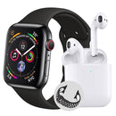 Smartwatch T55 Pro Max + Bluetooth fülhallgató + töltődokkoló + extra szíj - komplett szett