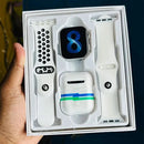 Smartwatch T55 Pro Max + Bluetooth fülhallgató + töltődokkoló + extra szíj - komplett szett