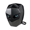 Vízálló motoros hátizsák LED-del és karbon dizájnnal - laptop rekesz, merev tok