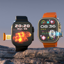 K4G Ultra Smartwatch 4G SIM-mel - Videóhívások, AI asszisztens és Egészségmonitor