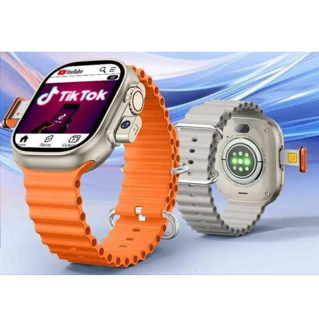 K4G Ultra Smartwatch 4G SIM-mel - Videóhívások, AI asszisztens és Egészségmonitor