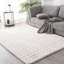 Puha műszőrme szőnyeg 3D Bubble design 180x230cm - Északi fehér nappaliba és hálószobába