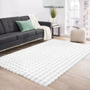 Puha műszőrme szőnyeg 3D Bubble design 180x230cm - Északi fehér nappaliba és hálószobába