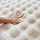 Puha műszőrme szőnyeg 3D Bubble design 180x230cm - Északi fehér nappaliba és hálószobába