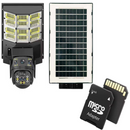 4MP napelemes térfigyelő kamera 32GB kártyával - Intelligens PTZ, erős LED, 4G, hangos kaputelefon