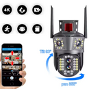 WiFi megfigyelő kamera 12MP Ultra HD 5X zoommal és 32GB kártyával - Teljes biztonsági csomag