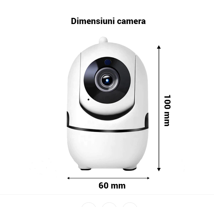 Intelligens WiFi HD720p megfigyelő kamera csomag + 32GB memóriakártya - Kétirányú hang, Éjszakai látás
