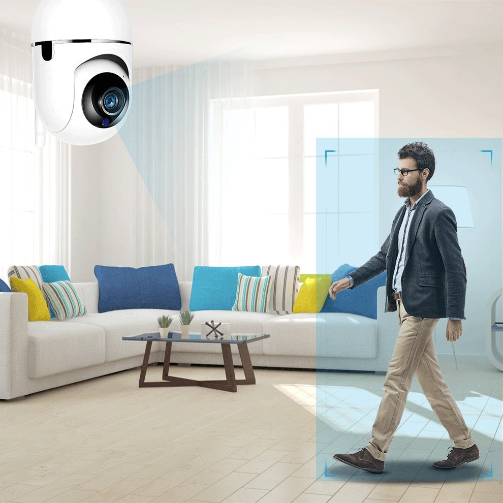 Intelligens WiFi HD720p megfigyelő kamera csomag + 32GB memóriakártya - Kétirányú hang, Éjszakai látás