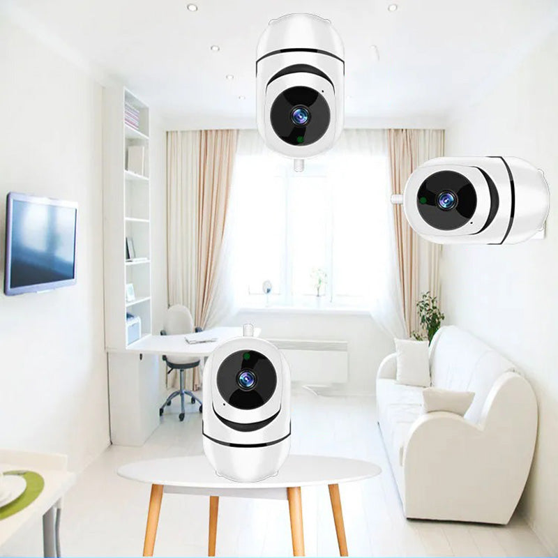 Intelligens WiFi HD720p megfigyelő kamera csomag + 32GB memóriakártya - Kétirányú hang, Éjszakai látás
