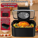 Digitális forrólevegős fritőz 12L 1700W - Érintőképernyős vezérlés, 11 program, LED kijelző, Olajmentes főzés
