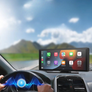 10.26 hüvelykes autós navigáció, HD | Vezeték nélküli Carplay, első/hátsó kamerák, Bluetooth, tükrözés, érintőképernyő