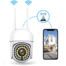 2 db WiFi kültéri/beltéri megfigyelő kamera szett színes éjszakai látással, telefonos vezérléssel, mozgásérzékeléssel