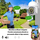 2 db WiFi kültéri/beltéri megfigyelő kamera szett színes éjszakai látással, telefonos vezérléssel, mozgásérzékeléssel