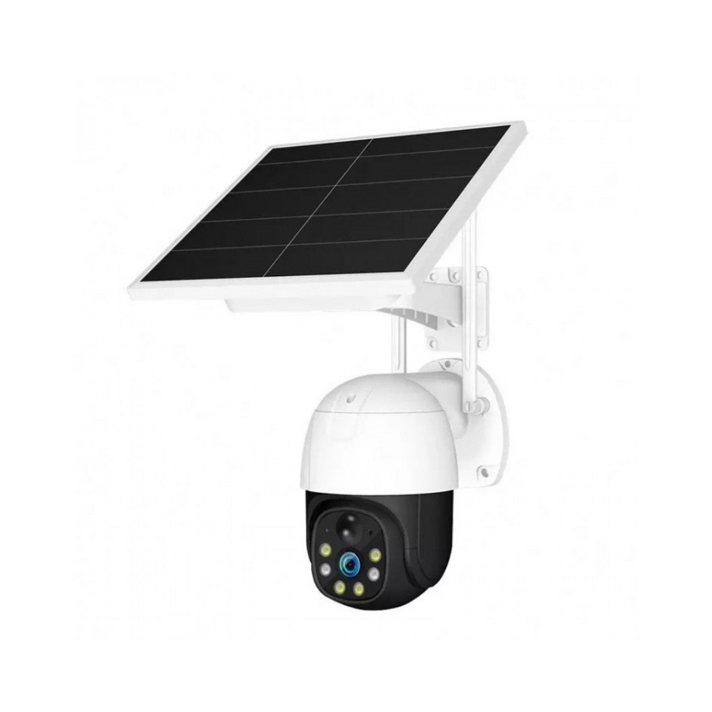 1+1 napelemes 4G SIM kártyás térfigyelő kamera szett, 5MP Full HD 1080p, 10X zoom, 9W napelem, IP66