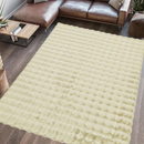 Műszőrme Szőnyeg 3D Bubble 180x230cm - Prémium Skandináv Design Nappaliba és Hálószobába - Krém