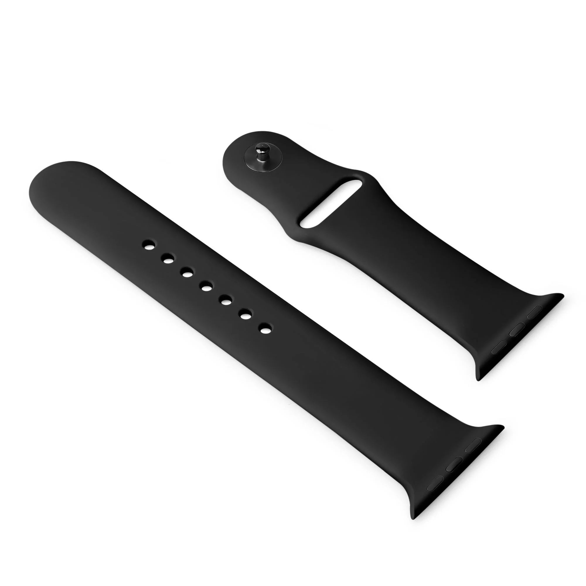 Prémium szilikon szíj 20mm - Univerzális okosórákhoz és klasszikus órákhoz - Elegáns fekete design