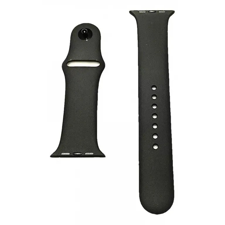 Prémium szilikon szíj 20mm - Univerzális okosórákhoz és klasszikus órákhoz - Elegáns fekete design
