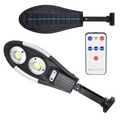150W-os napelemes lámpa 60 COB LED-del, mozgásérzékelővel, 3 világítási móddal, távirányítóval, IP65, akár 12 órás üzemidővel, kültéri világítás udvarra és kertbe