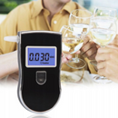 Digitális alkoholszonda megvilágított LCD kijelzővel, automata szenzor ellenőrzés, 3 mérési egység és 5 fúvóka mellékelve