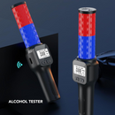 Professzionális Hordozható Alkoholteszter – LCD Kijelző, Pontos BAC Érzékelés, USB Újratölthető, Hangriasztás, Gyors Érzékelés