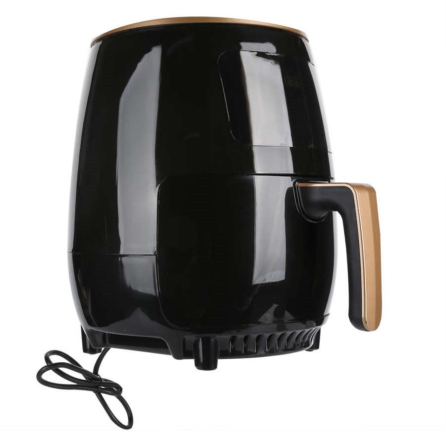 Gazdaságos Konyhai Csomag – Air Fryer 6L 2400W Olajmentes Fritőz Digitális Kijelzővel + 6 az 1-ben Zöldség- és Gyümölcsreszelő Tartállyal