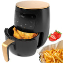Gazdaságos Konyhai Csomag – Air Fryer 6L 2400W Olajmentes Fritőz Digitális Kijelzővel + 6 az 1-ben Zöldség- és Gyümölcsreszelő Tartállyal