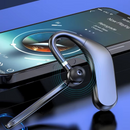 KJ12 vezeték nélküli Bluetooth headset, kihangosító mikrofonnal, 180°-os forgatás, LED kijelző, hosszú üzemidő, gyors csatlakozás, 10m hatótáv, fekete