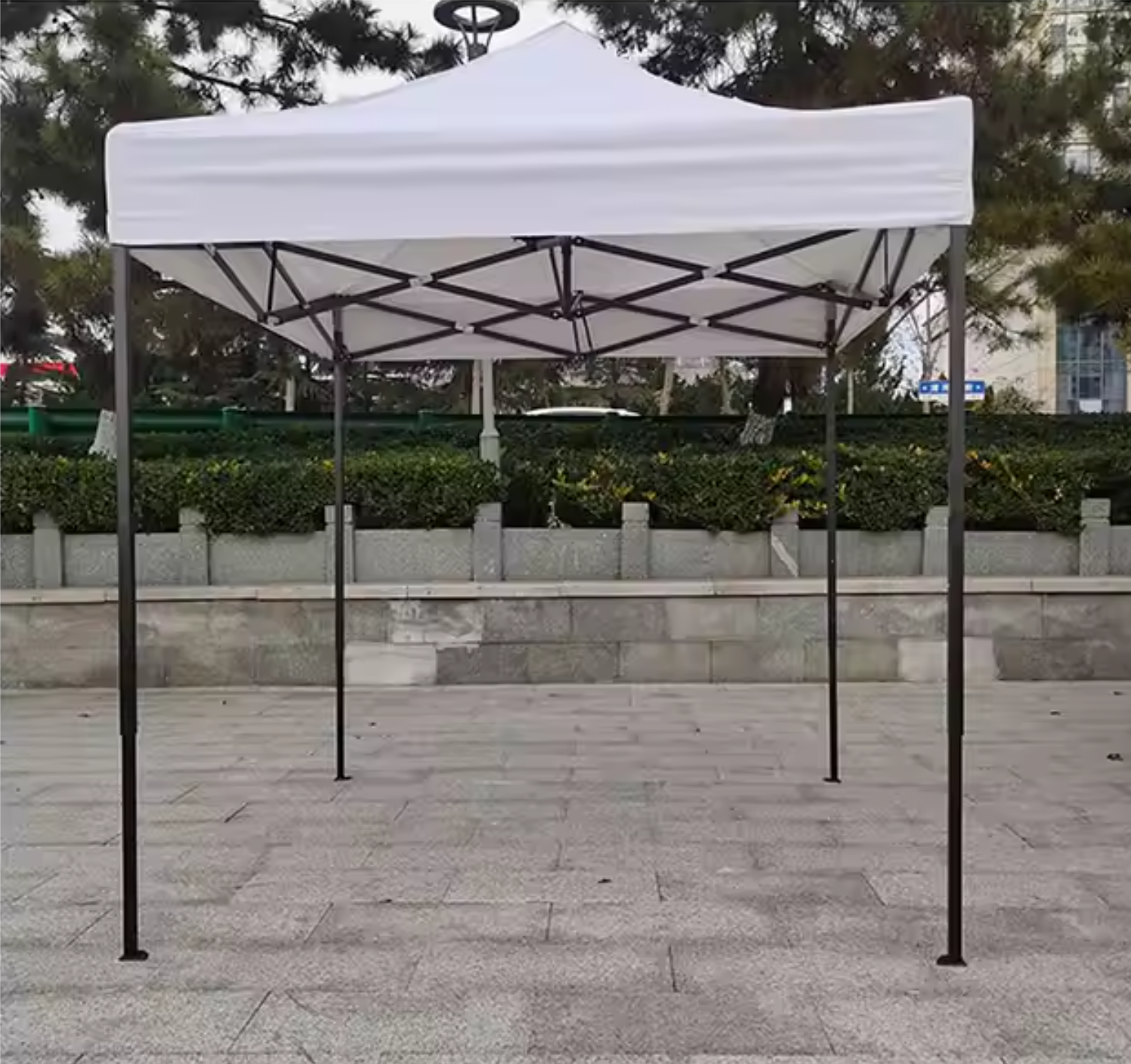 PREMIUM ultra-ellenálló, összecsukható 3x3 m kerti sátor / pavilon, fém szerkezet