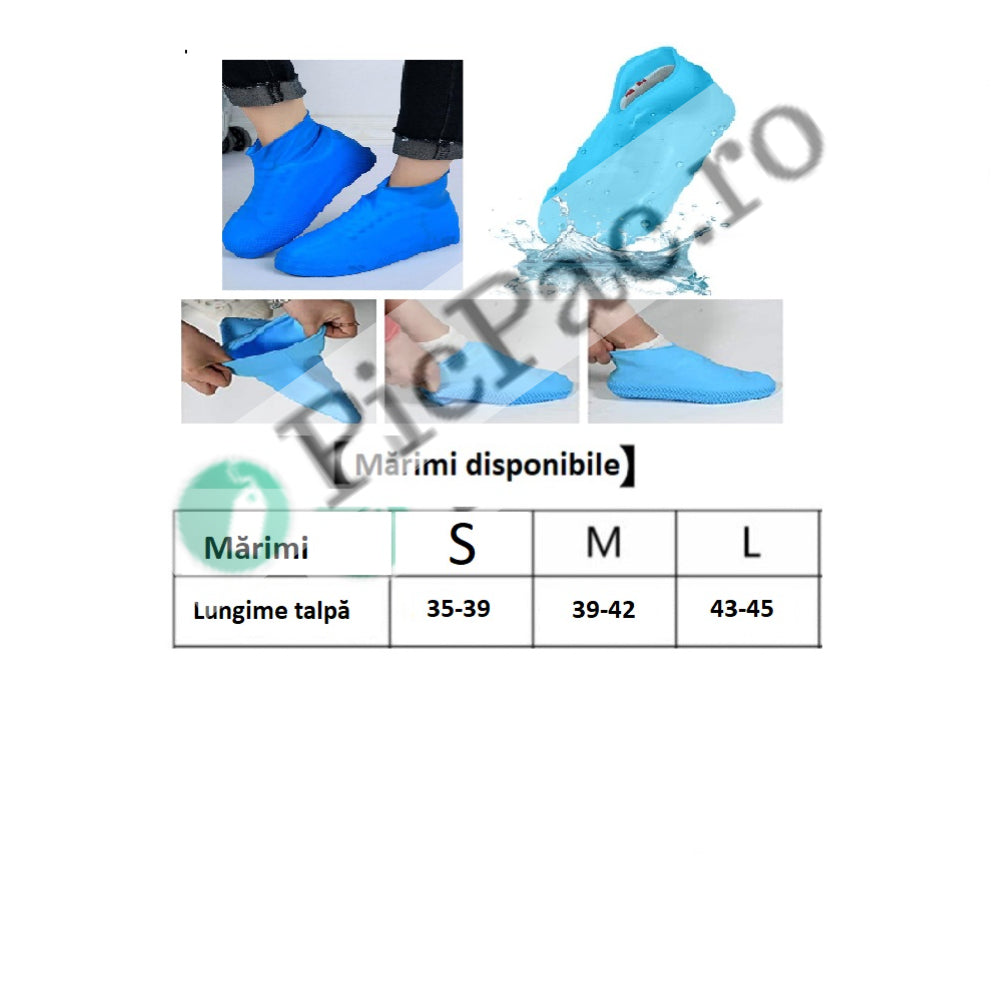 3 db szilikon védőhuzat cipőkhöz - Vízálló és csúszásmentes