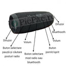 Hordozható Bluetooth Hangszóró Vízálló IP67 - 6000mAh, 20 óra üzemidő, Powerbank