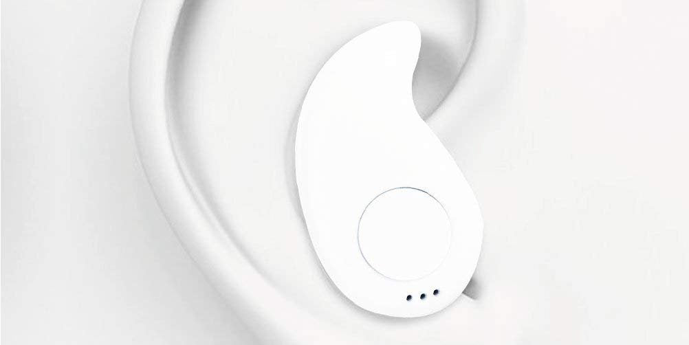 Ergonomikus Bluetooth fülhallgató | Mini vezeték nélküli beépített mikrofonnal és 4 órás üzemidővel