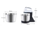Mixer rozsdamentes acél tálal, 200 W teljesítmény, 2L, 7 sebességfokozat