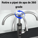 Rozsdamentes acél azonnali elektromos csap 3000W - Meleg víz másodpercek alatt, LED kijelző, 360°-os forgatás