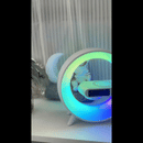 3 az 1-ben vezeték nélküli töltőállomás RGB lámpával és bluetooth hangszóróval, alkalmazásvezérlés