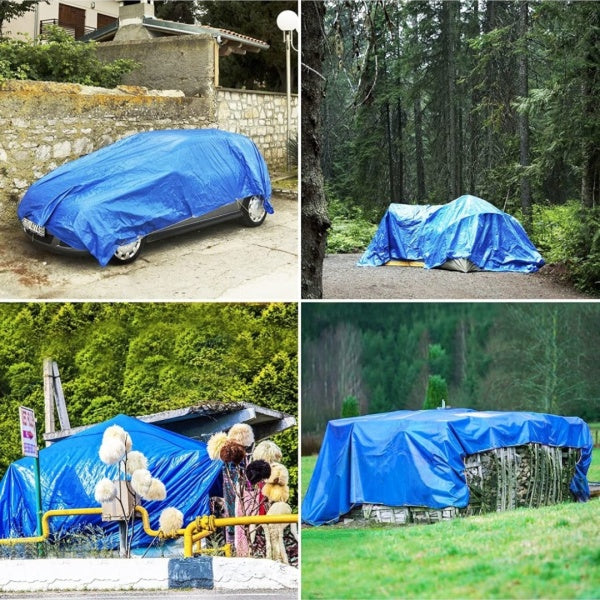 Vízálló ponyva 2x3m – UV és jégeső elleni védelem, nagy ellenállás