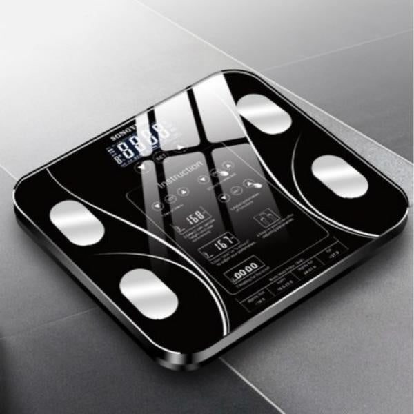 Intelligens Digitális Mérleg Smart Alkalmazással – Teljes Testelemzés, Bluetooth, BMI és Testzsír