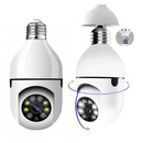 2 db WiFi izzó típusú megfigyelő kamera szett 355°-os Full HD panoráma látószöggel, mozgásérzékelővel és kétirányú audio funkcióval